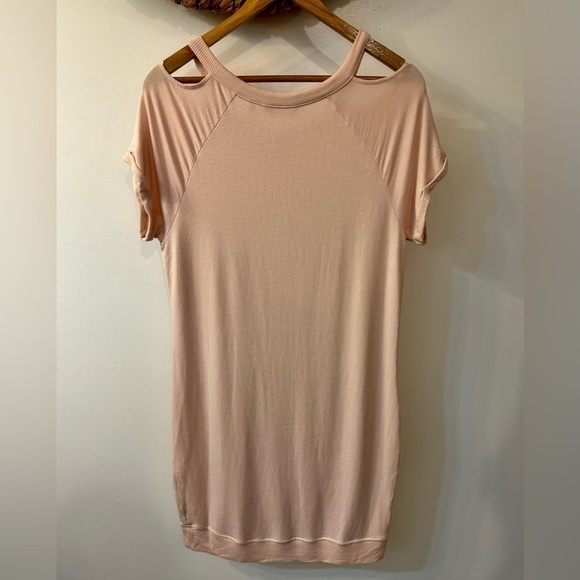 Athleta Shala Light Pink Cold Shoulder Dress - Picture 6 of 10